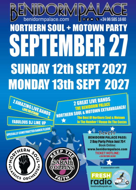 Northern Soul Benidorm Northern Soul Motown 2027 Benidorm Palace