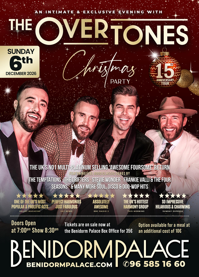 The Overtones Benidorm Palace